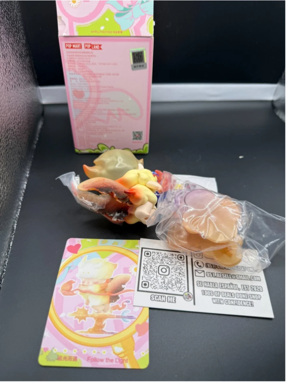 Labubu Pop Mart Finding Mokoko Follow The Light Designer Collectible Figure
